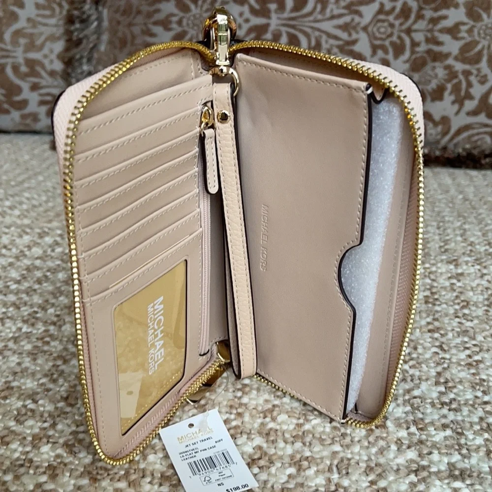 Michael Kors Jet Set Travel LG Flat MF Phone Case